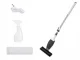 Cordless 2-in-1 Spray Mop with Squeegee for Floors and Windows