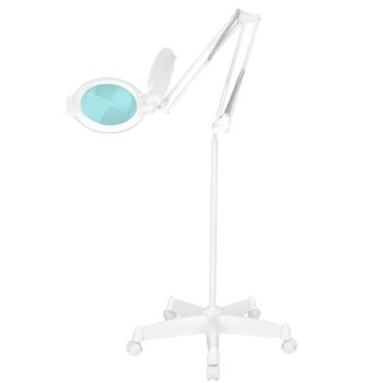 Esthetician Magnifying LED Lamp Glow Moonlight 8012/5" with Stand, white