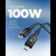 Spigen Essential EB10015CC USB-C to USB-C Cable 100W 150cm - Black