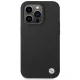 BMW Silicone Metal Logo Case for iPhone 15 Pro Max 6.7\" - Black