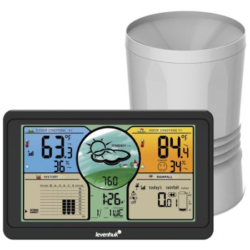 Levenhuk Wezzer PLUS LP70 Weather Station, Black
