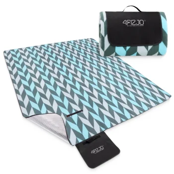 4FIZJO Insulated Picnic and Beach Blanket 200 x 200 cm