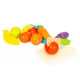 Multistore Wooden Cutting Vegetables and Fruits, 13 Elements + Bucket