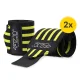 4FIZJO Wrist Wraps 2 pcs, Black/Yellow