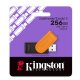 Kingston DataTraveler Exodia S 256GB USB 3.2 Flash Drive, Black Orange
