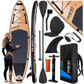 Inflatable SUP Paddle Board, Neo-Sport Aquasurf 170202, 320x84x15 cm