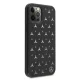 Mercedes iPhone 12 / 12 Pro Case Silver Stars Pattern, Black