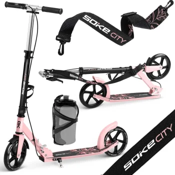 Soke City Urban Scooter, Black/Pink