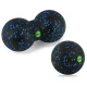 Neo-Sport NS-997 Massage Ball Set, Black/Blue