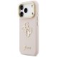 Guess Grained Big 4G & Stand Camera Phone Case Cover iPhone 17 Pro - Pink