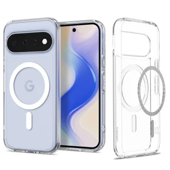Spigen Ultra Hybrid Mag MagSafe Case for Google Pixel 11, Clear and White