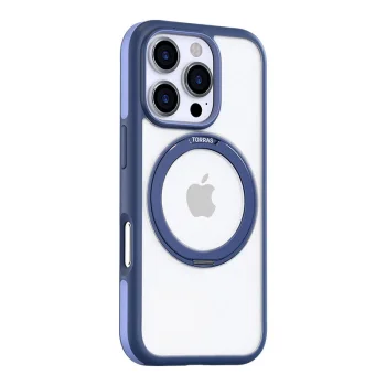 Torras Ostand R Fusion Case for iPhone 16 Pro, Blue