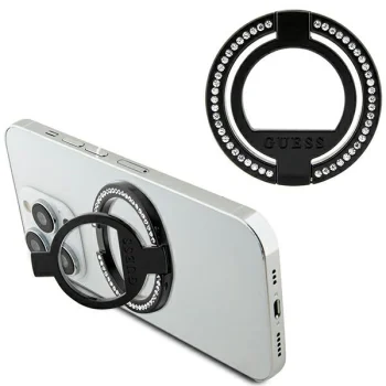 Guess MagSafe Ring Stand with Rhinestones, Black