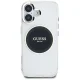 Guess IML Metal Colored Circle MagSafe Case for iPhone 16 Black