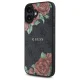 Guess dėklas iPhone 16 6.1\" 4G Flowers Print MagSafe GUHMP16SP4ROPEMCK, juodas