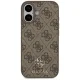 Guess 4G Small Classic Logo MagSafe Case for iPhone 17, Brown