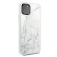 Guess iPhone 11 Pro Case Marble Collection, White