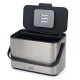 Food Waste Caddy Joseph Joseph Collect 4L Stainless Steel, Silver/Grey