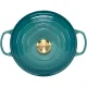 Le Creuset Signature Round Casserole 26 cm, Riviera Blue