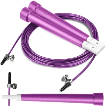 Neo-Sport NS-955 Sports Jump Rope, Purple