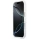 Guess IML Gradient Script Metal MagSafe Phone Case Cover iPhone 17 Pro - White