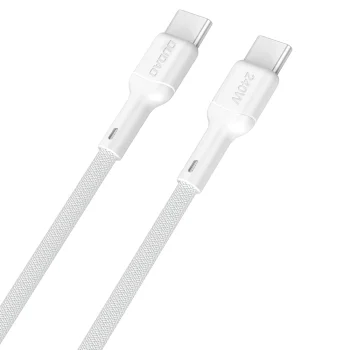 Dudao L9C Max USB-C to USB-C Cable 240W PD, 1.2m - White