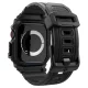 Spigen Rugged Armor Pro Strap with Case for Apple Watch 10 46mm, Black