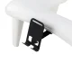 Momo Croissant Manicure Armrest with Phone Holder, White