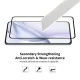 Huawei P50 ENKAY Four Corners Clear TPU Cover Case + Full Glue Tempered Glass