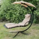 Multigarden PH006 Hanging Garden Lounger with Canopy, Beige