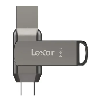 Lexar JumpDrive D400 Dual USB Type-C and Type-A 3.1 Flash Drive 64GB