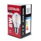 Maclean MCE268 LED Filament Spuldze E27, 8W, 3000K, Silti Balta