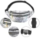 Waterproof Waist Bag (Fanny Pack) BQ58A, Silver