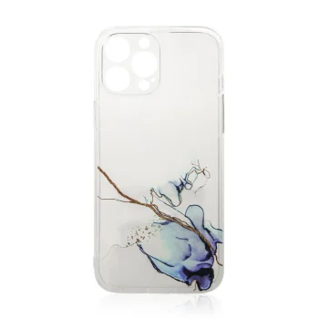 Marble Case for Xiaomi Redmi Note 11 TPU Gel Cover, Marble Blue