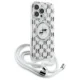 Karl Lagerfeld iPhone 16 Pro Case IML Crossbody Monogram Karl & Choupette, Clear