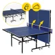 4Fizjo VECTOR FALCON Indoor Table Tennis Table, Navy Blue