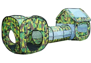 Kids 3-in-1 Play Tent with Tunnel Moro, 230x70x85cm