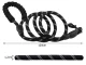 Heavy Duty Reflective Dog Leash with Padded Handle, 120 cm, Black