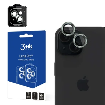 3mk Lens Protection Pro Camera Protector for iPhone 15, Green