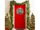 Christmas Decorative Wreath for Doors and Walls, 30 cm