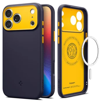 Spigen Nano Pop Mag Case for iPhone 17 Pro, Navy Blue