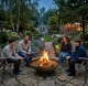 Large Cast Iron Garden Fire Pit 60 cm Outdoor Fire Bowl