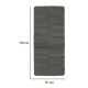 Foldable Yoga Fitness Exercise Mat with Carrying Bag, 183x61x0,4 cm, Grey