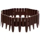 Plonos Garden Edging, 2.2 m, Brown