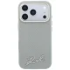 Karl Lagerfeld Saffiano Small Script MagSafe Case for iPhone 18 Pro / 17 Pro - Beige