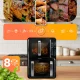 Dual Chamber Vertical Air Fryer 12L Berdsen 2800W BD-664