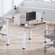 Ergo Office ER-404W Double Electrically Adjustable Desk Frame, White