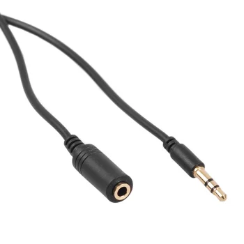 Maclean MCTV-821 3.5mm Jack Audio Extension Cable (Male-Female), 5m, Black