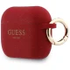 Guess Silicone Glitter Ring Case for AirPods Pro 3, Fuchsia
