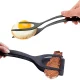 Silicone Kitchen Tongs and Spatula 2-in-1, 30.5 cm, Black